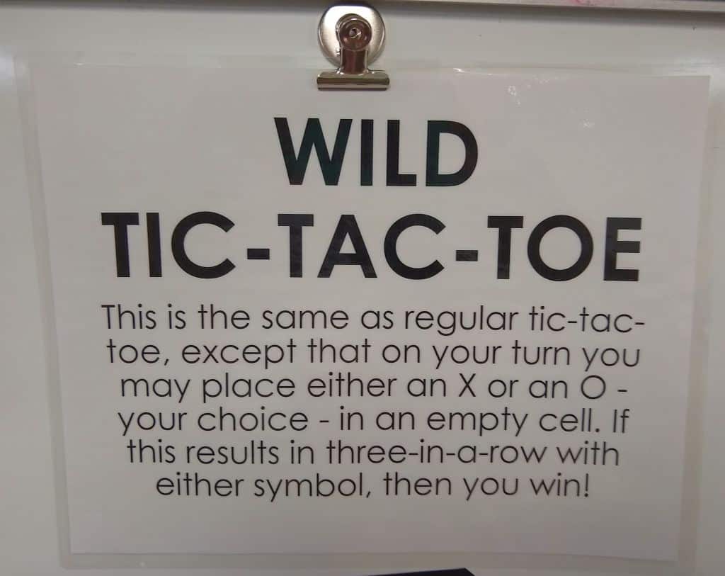 Wild Tic-tac-toe