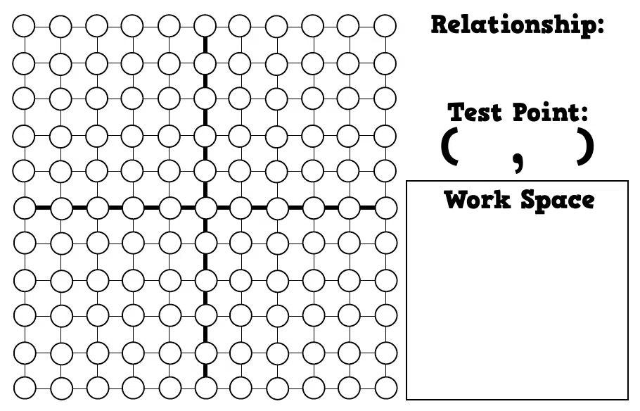 graphing inequalities dry erase work mat