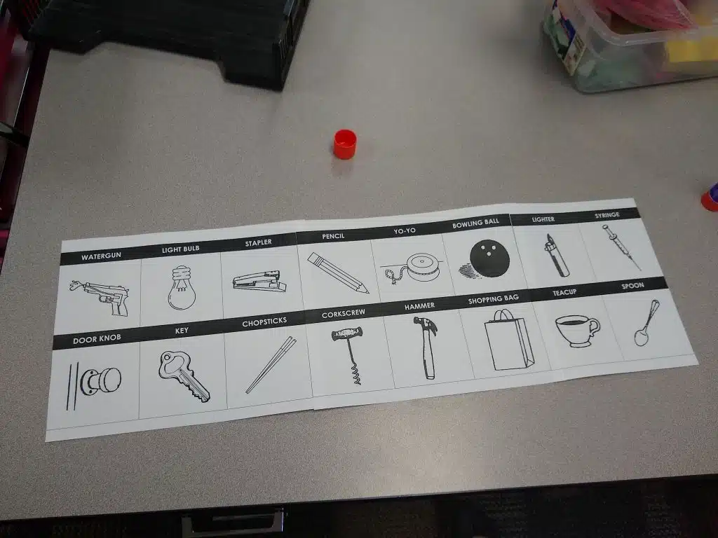 ink stain matching activity