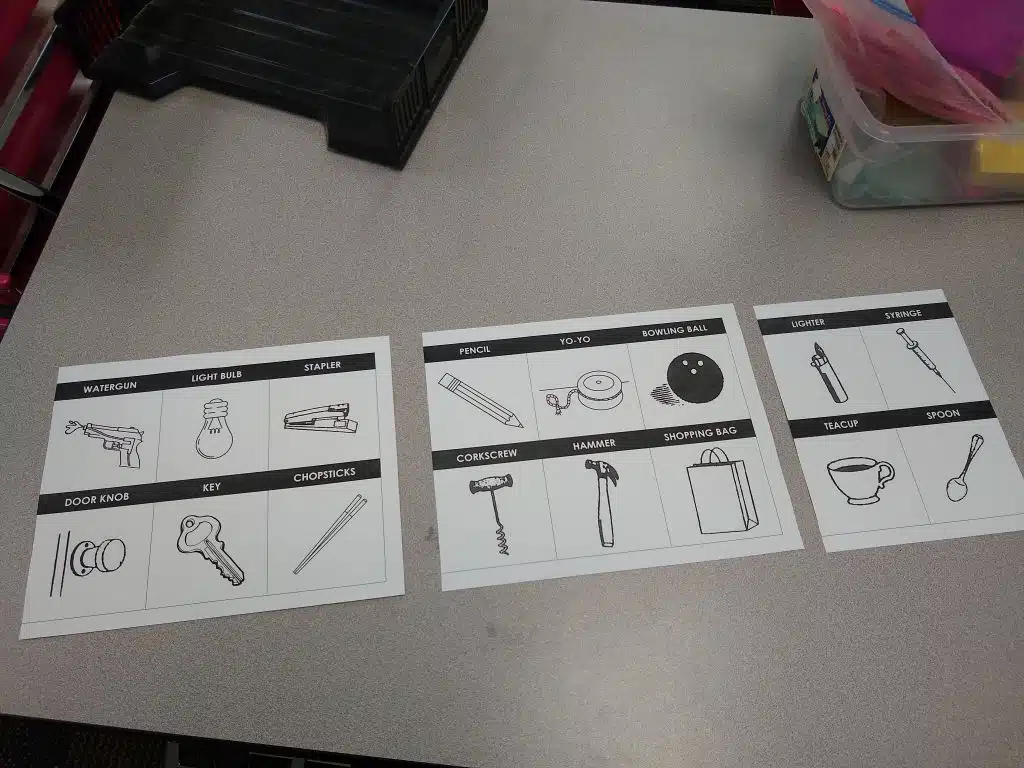 ink stain matching activity