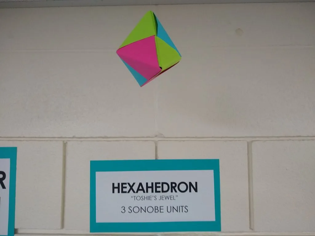 sonobe hexahedron toshie's jewel origami 