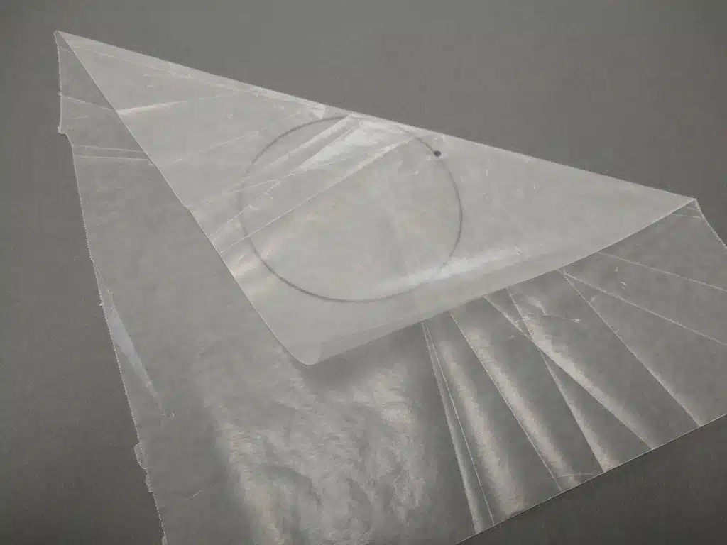 wax paper folding a hyperbola conic sections