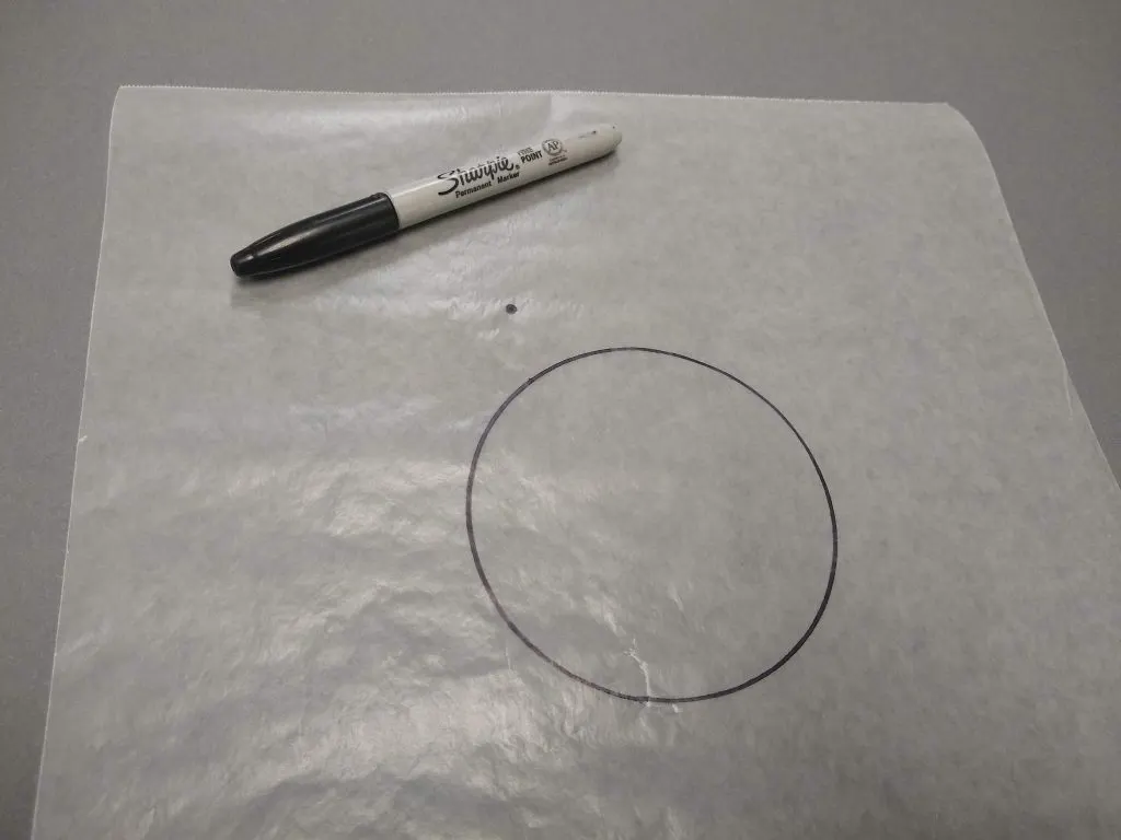 wax paper folding a hyperbola conic sections