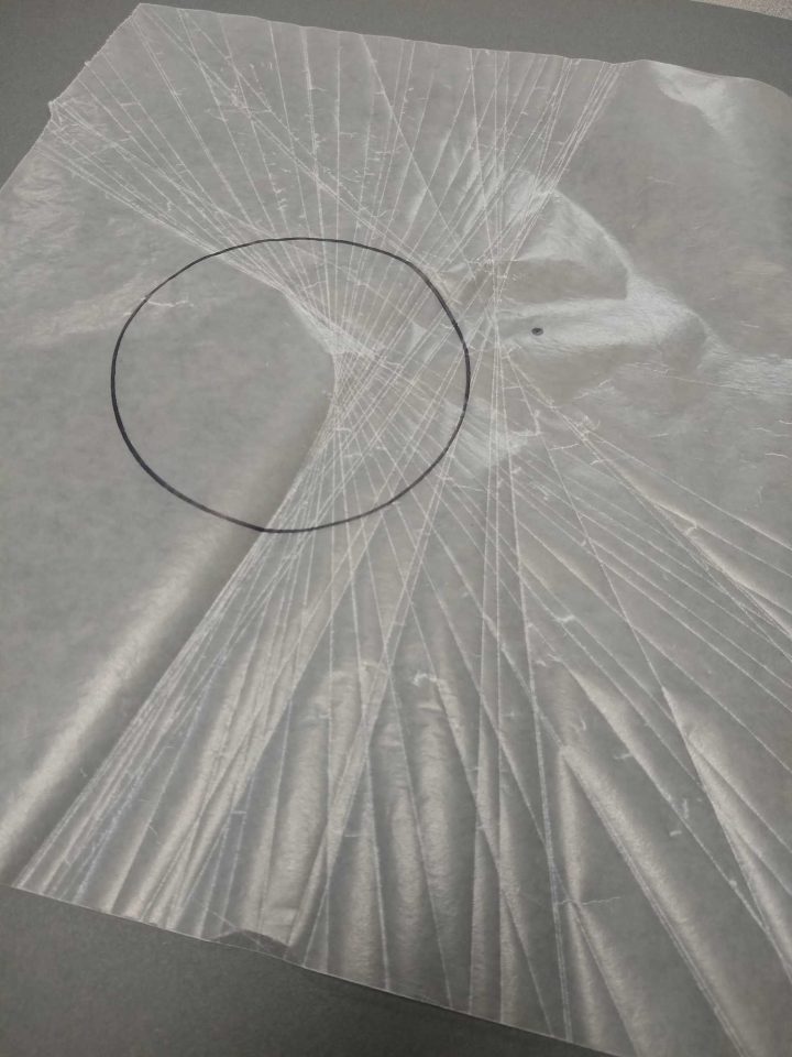 Paper Folding a Hyperbola Math = Love