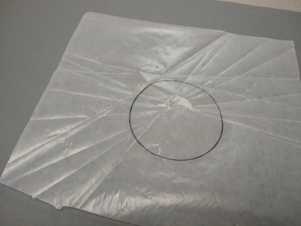 wax paper folding a hyperbola conic sections