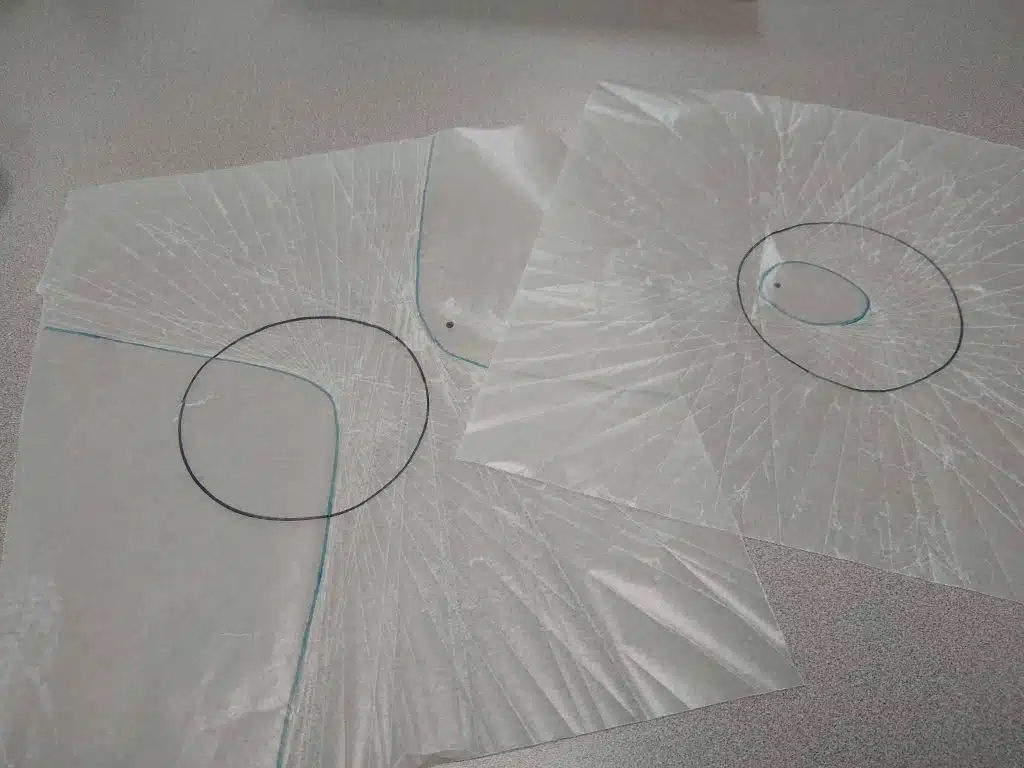 wax paper folding a hyperbola conic sections