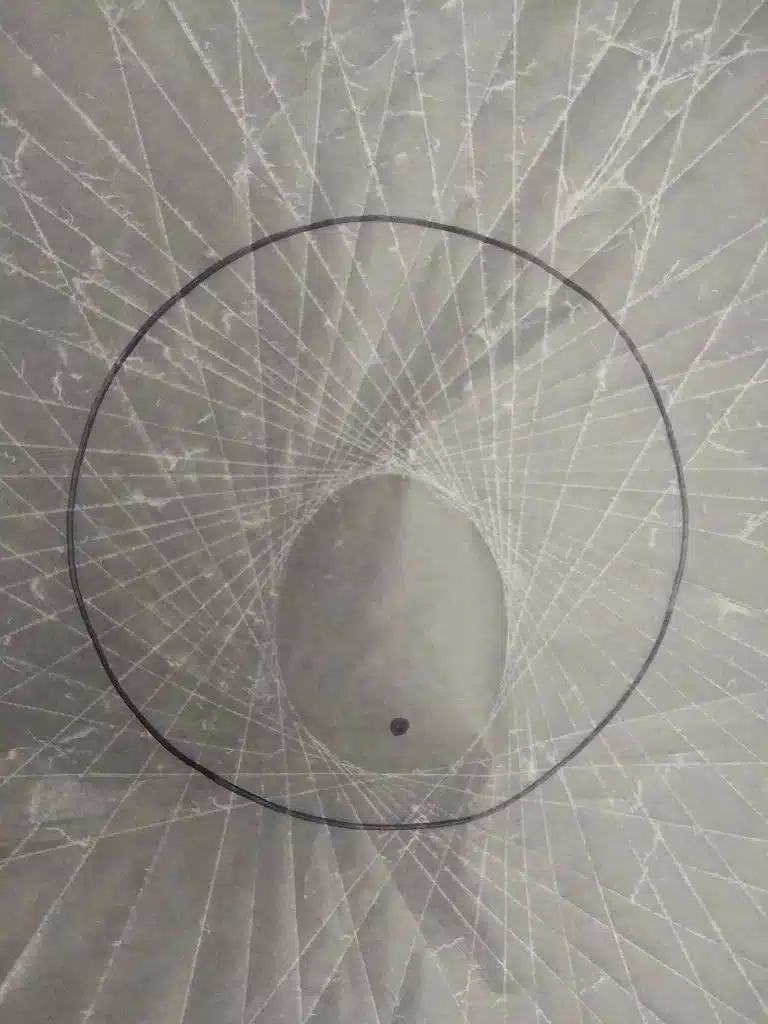 wax paper folding ellipse conic section