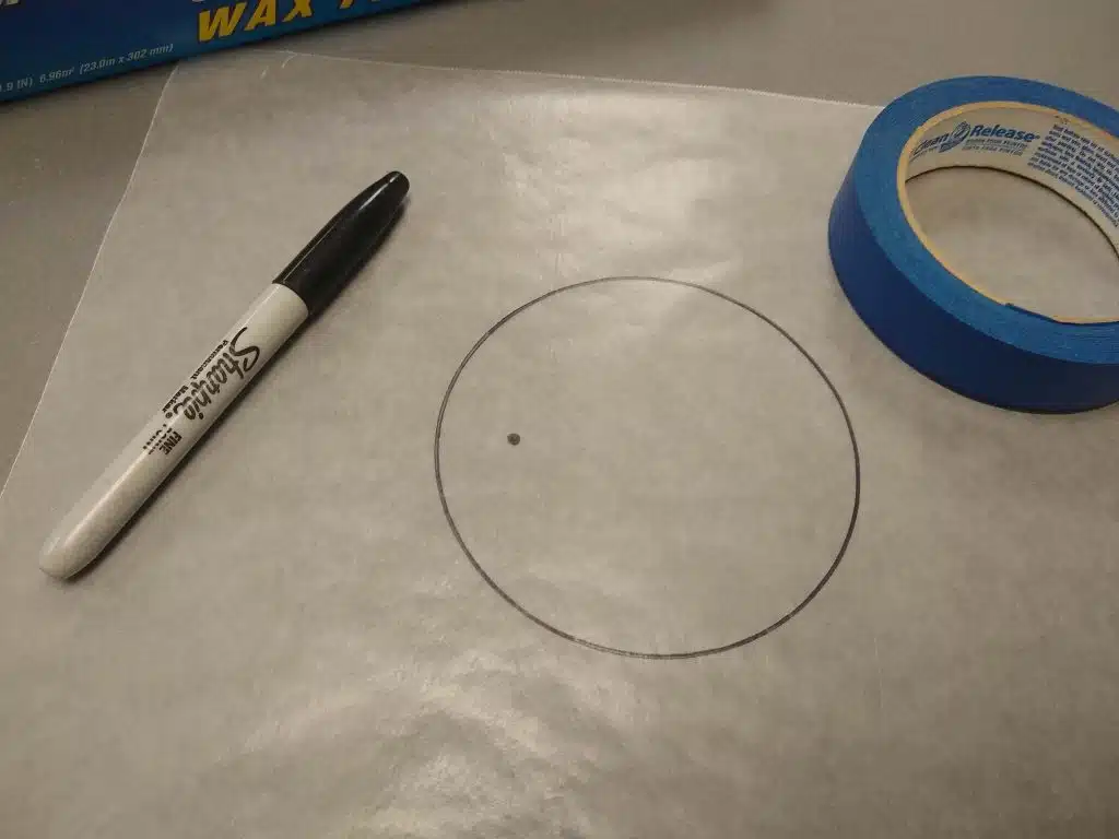 wax paper folding ellipse conic section