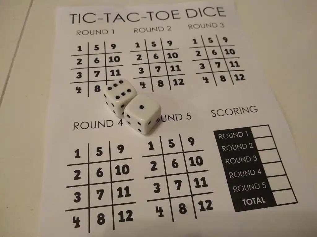 dice games math love