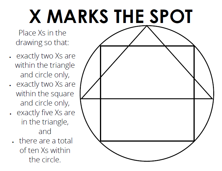 X Marks the Spot Puzzle