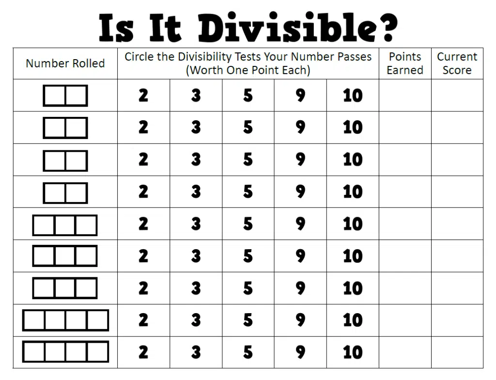 Divisibility Test. Divisible. Divisibility Rules. Roll the dice задания на английском для 4 класса.