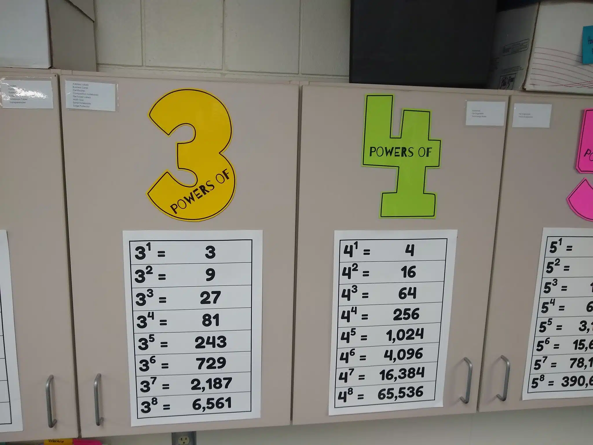 High School Math Classroom Decorations