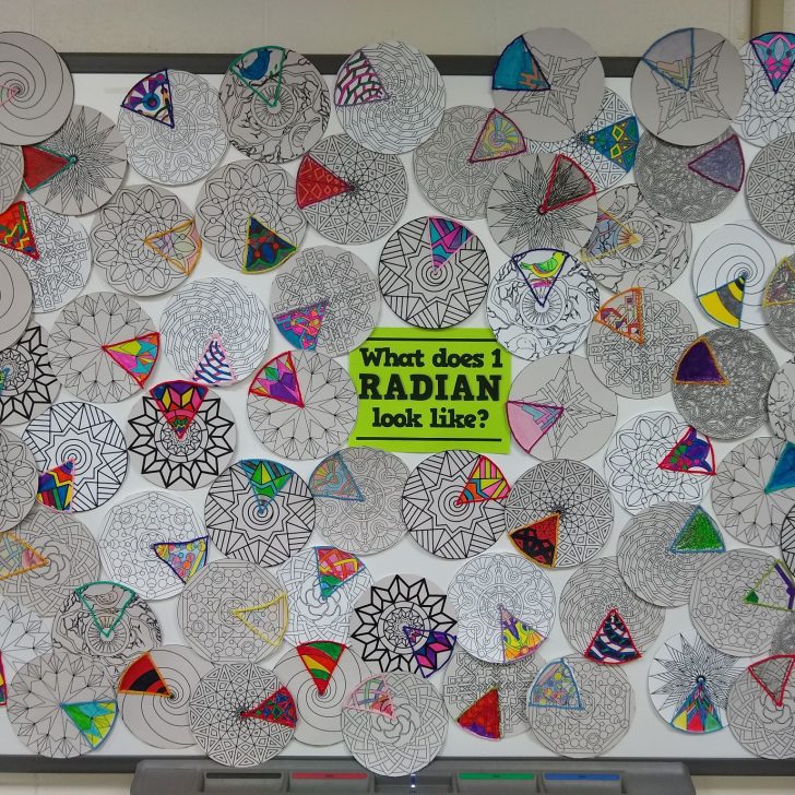 radian arts and crafts activity bulletin board.