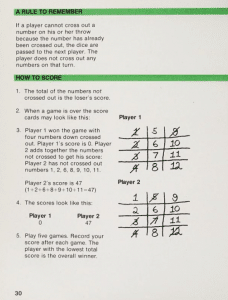 Tic Tac Toe Dice Game | Math = Love