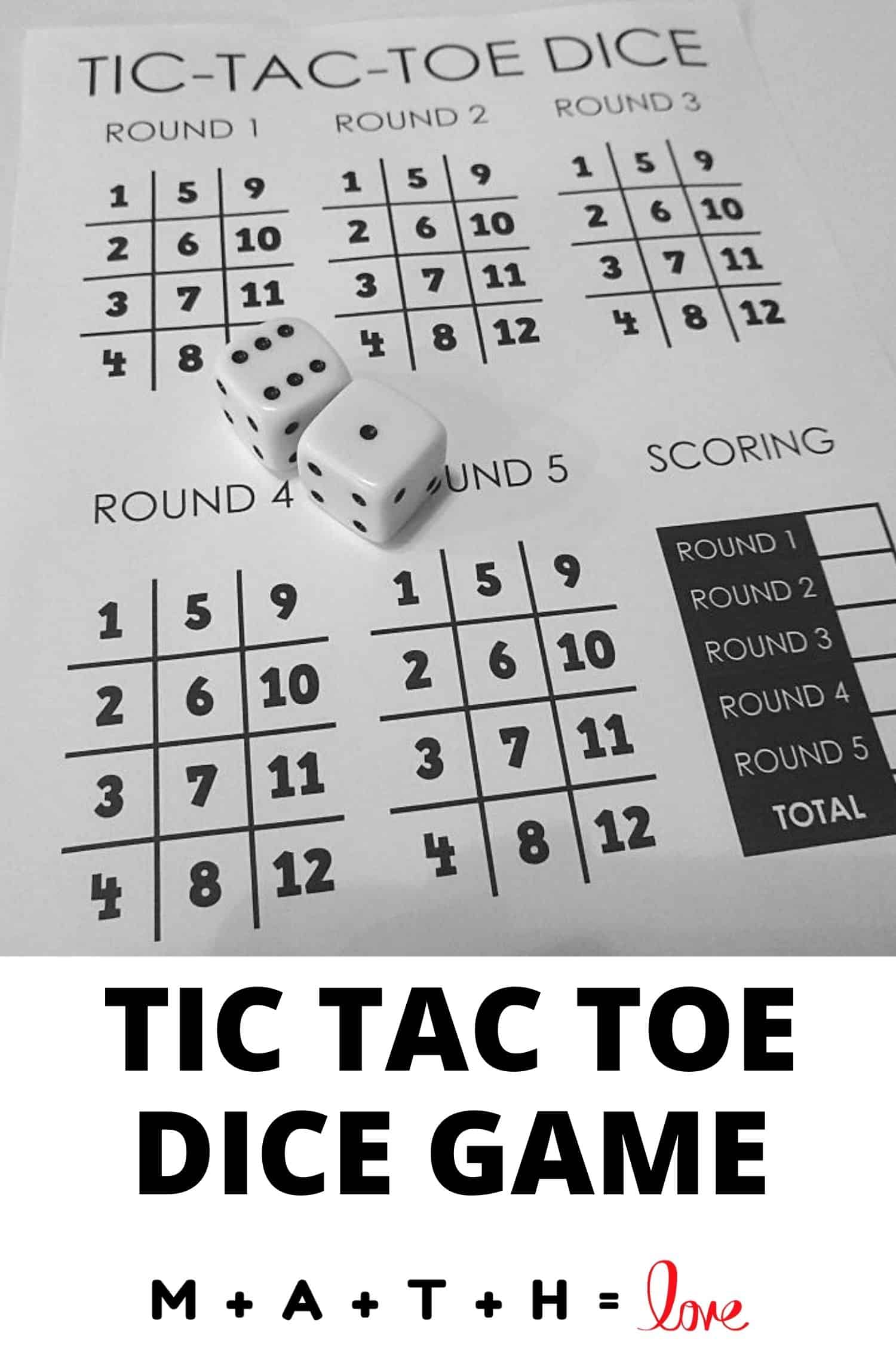Divisibility Rules Dice Game | Math = Love