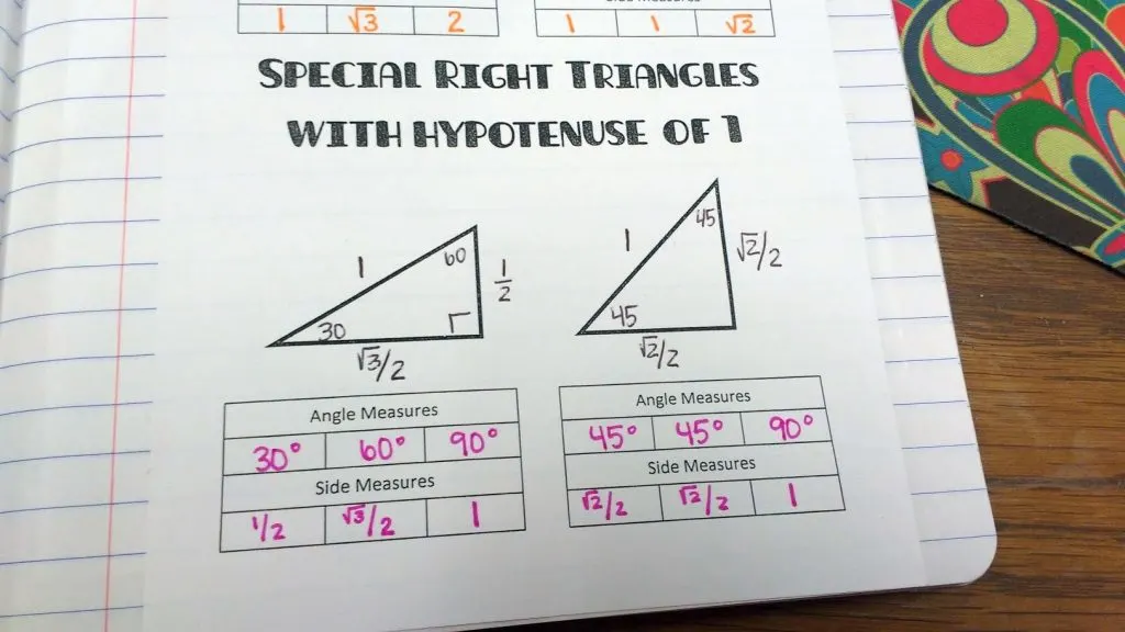 special right triangles