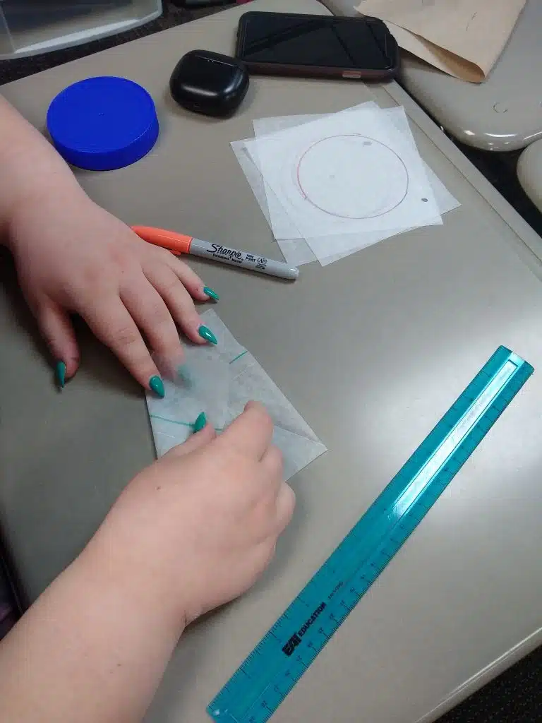 Folding Conic Sections Project using Patty Paper