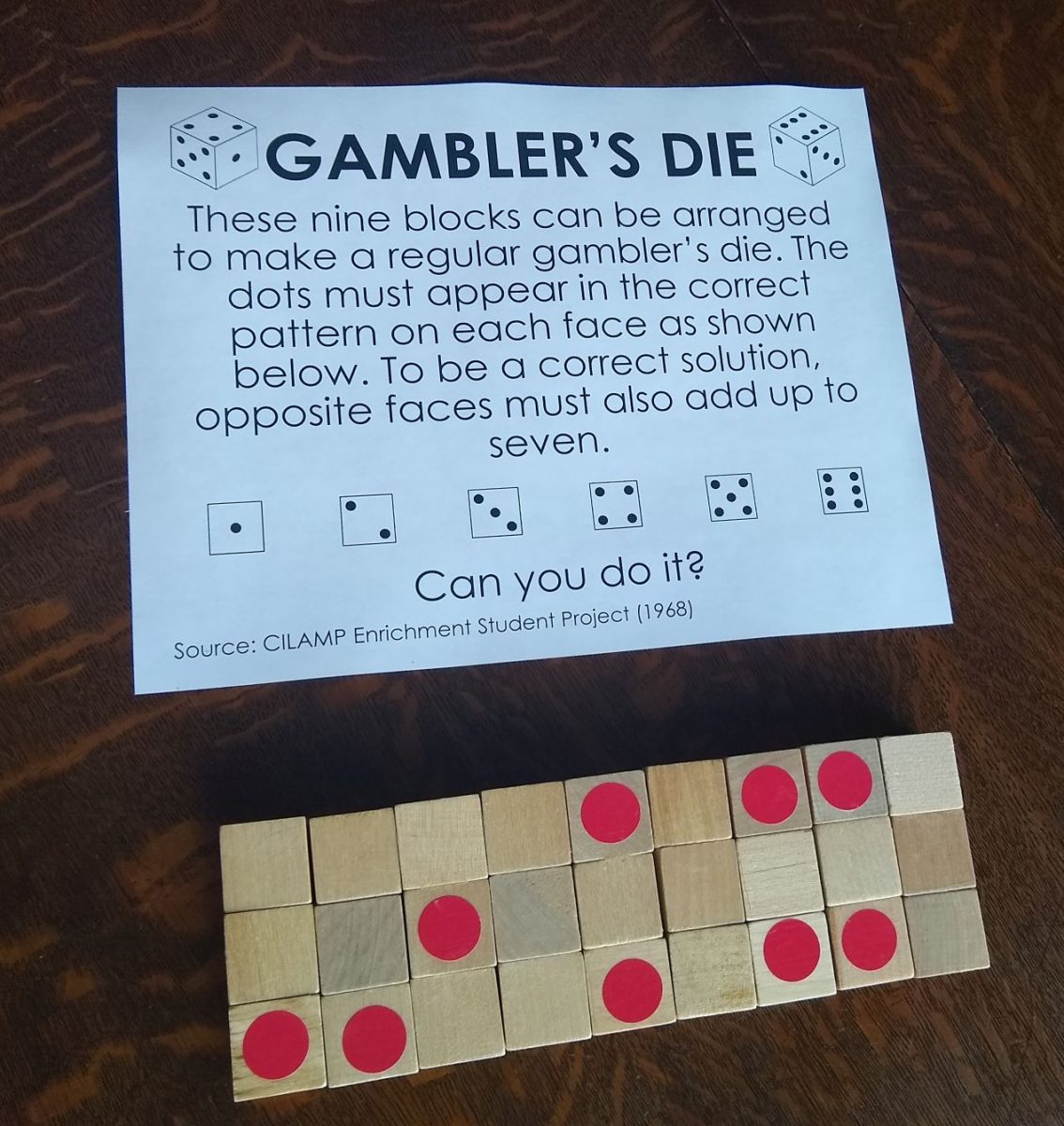 Gambler's Die Puzzle | Math = Love