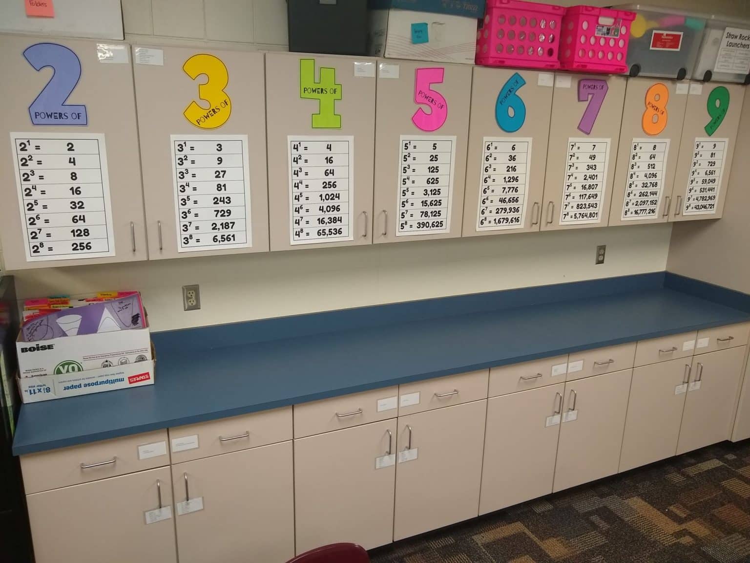 Organizing Your Classroom with Business Card Pockets | Math = Love