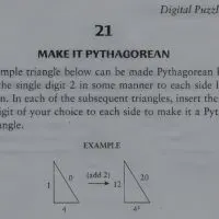 Make It Pythagorean Triple Puzzles.