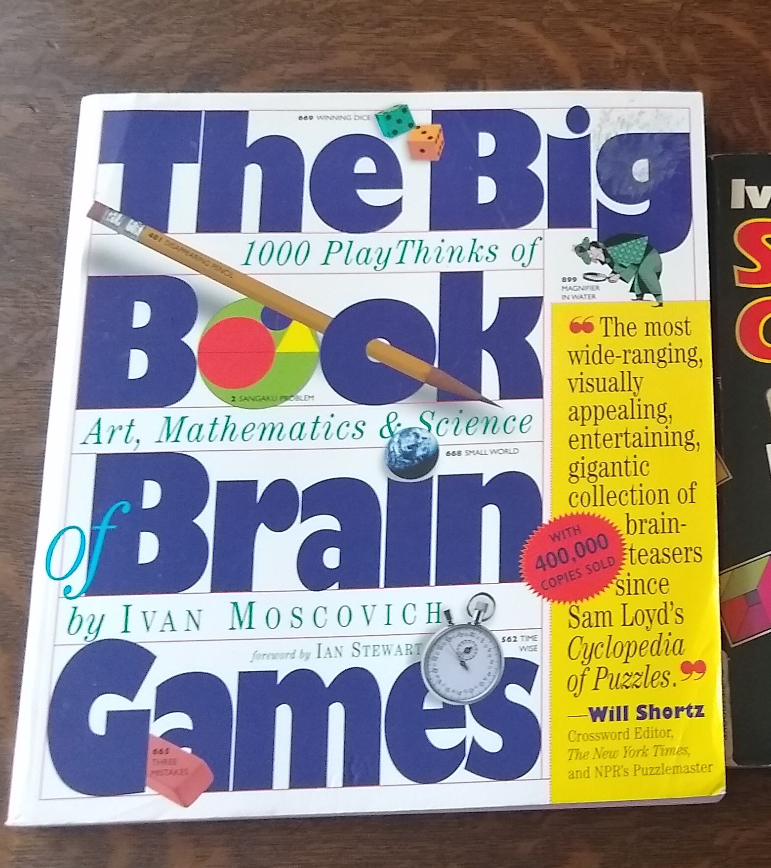 Big Book of Brain Games Book Cover. 