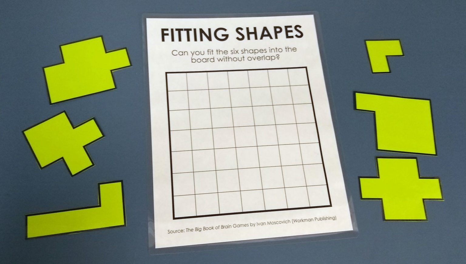 Fitting Shapes Puzzle Math = Love