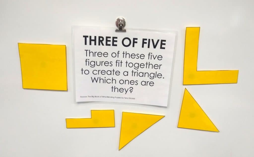 Three of Five Puzzle by Terry Stickels 