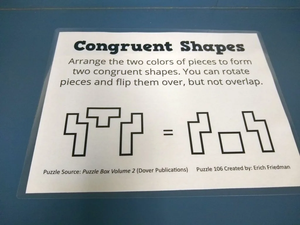 Congruent Shapes Puzzle