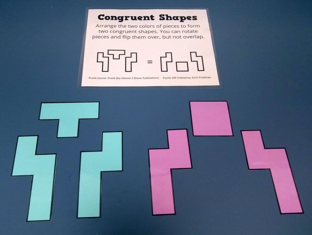 Congruent Shapes Puzzle