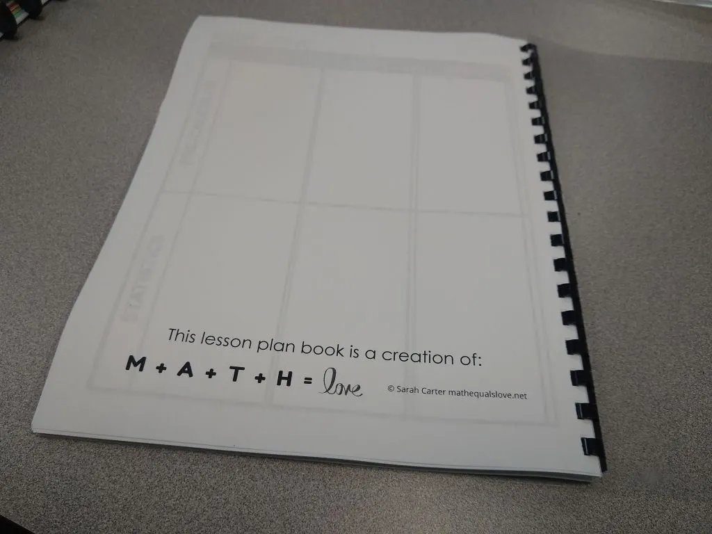 Free Printable Lesson Plan Book: 2021-2022 Edition