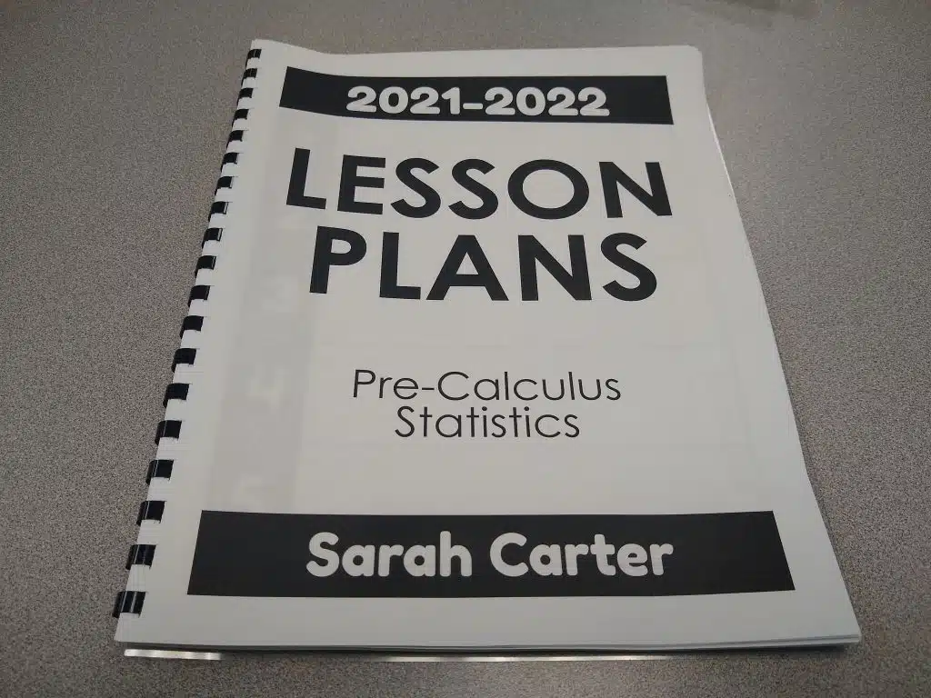 Free Printable Lesson Plan Book: 2021-2022 Edition