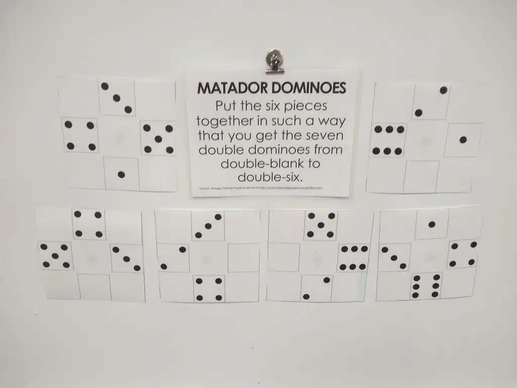 Matador Dominoes Puzzle