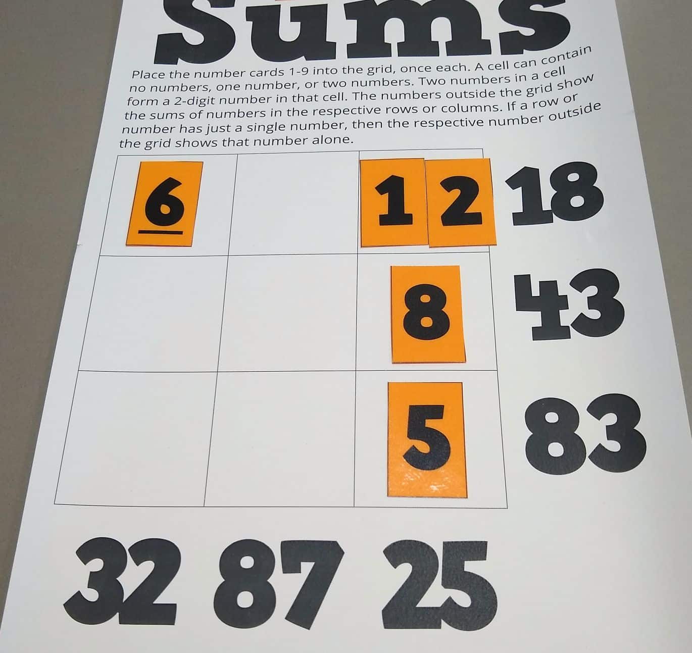 Four Fours Challenge Activity Math Love