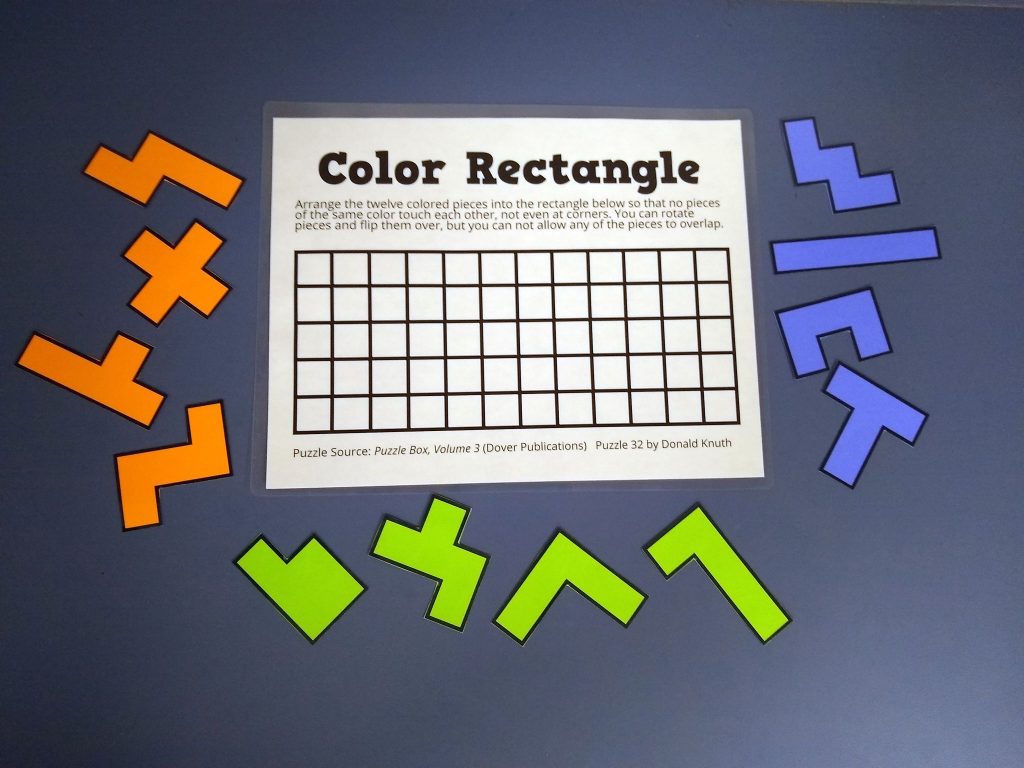 Color Rectangle Puzzle