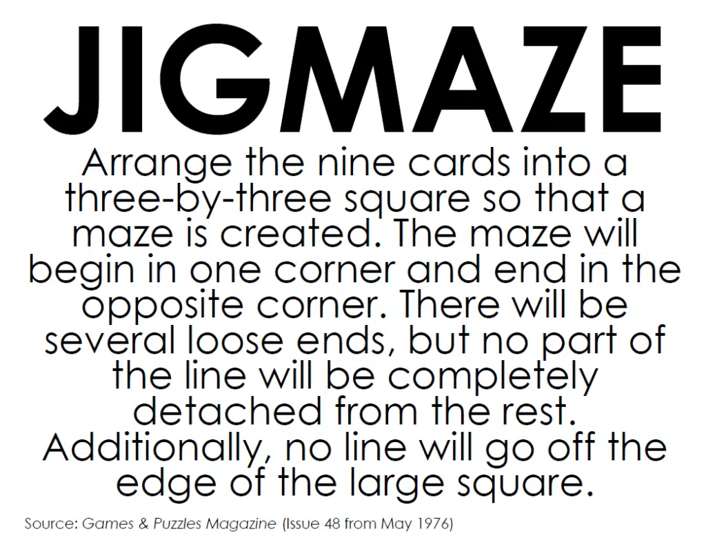 Jigmaze Puzzle