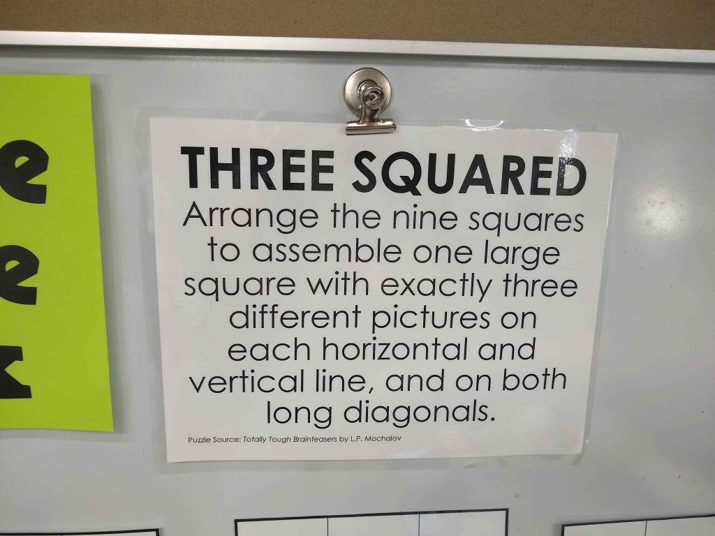 Three Squared Puzzle