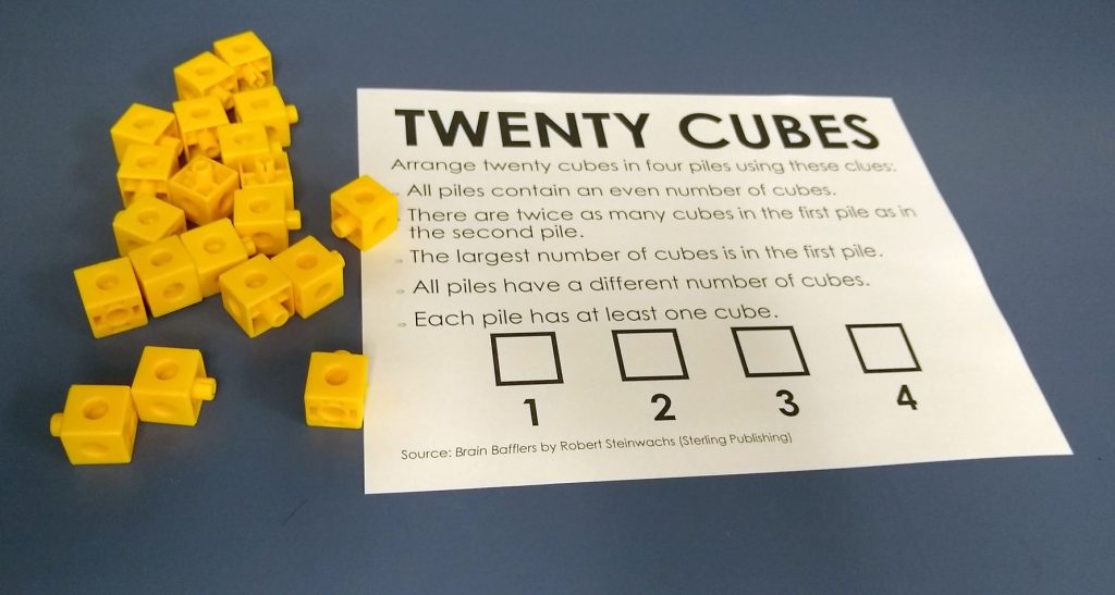 Twenty Cubes Puzzle