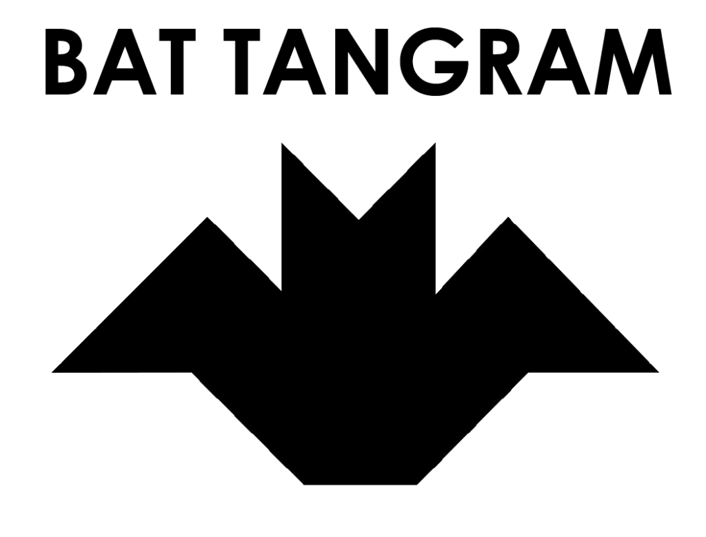 bat tangram puzzle
