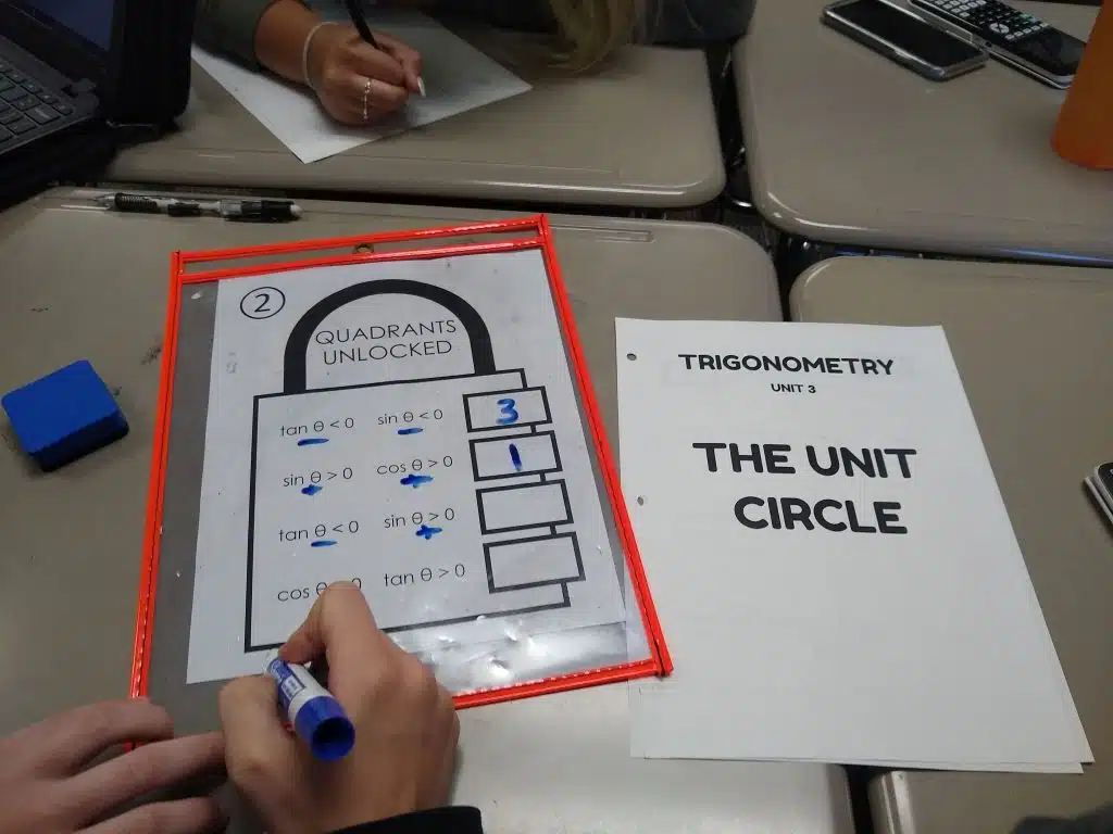 Quadrants Unlocked Activity