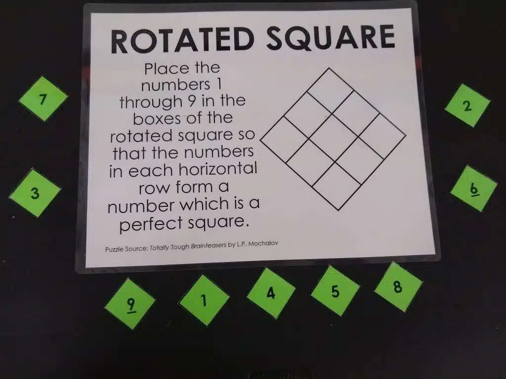 Rotated Square Puzzle