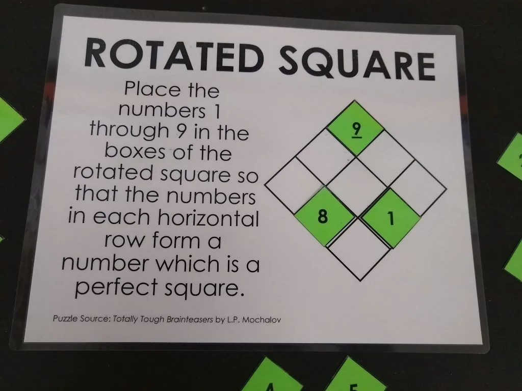 Rotated Square Puzzle