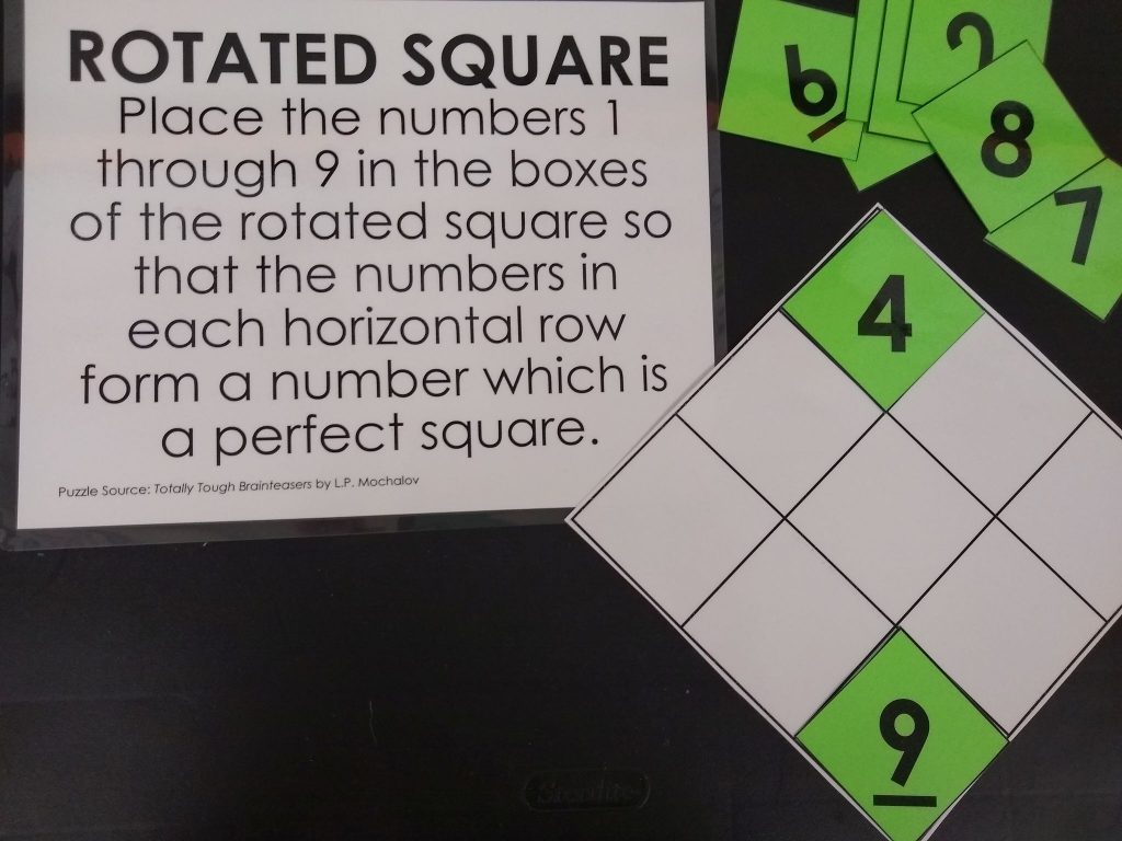 Large Version of Rotated Square Puzzle