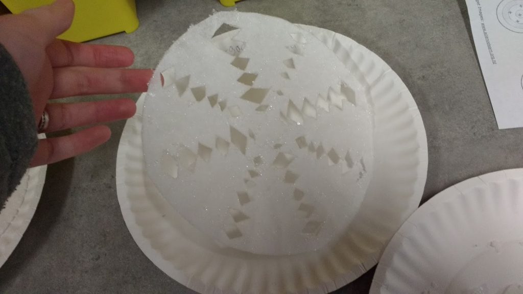 Borax Snowflake Christmas Ornament
