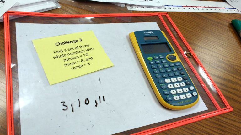 Mean Median Mode and Range Challenge.