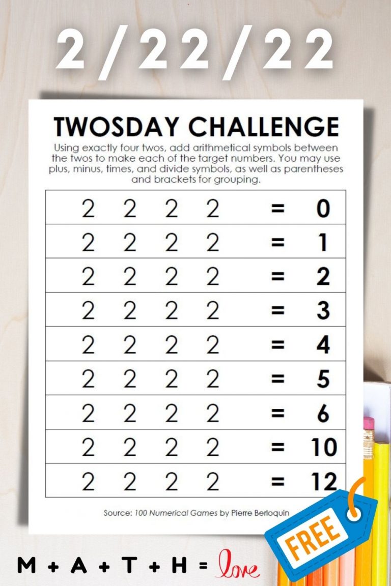 tantangan matematika dua hari