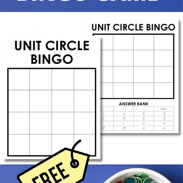 Fill in the Blank Unit Circle Chart Math = Love