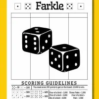 Farkle Score Sheet.