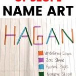 four types of slope name art example.