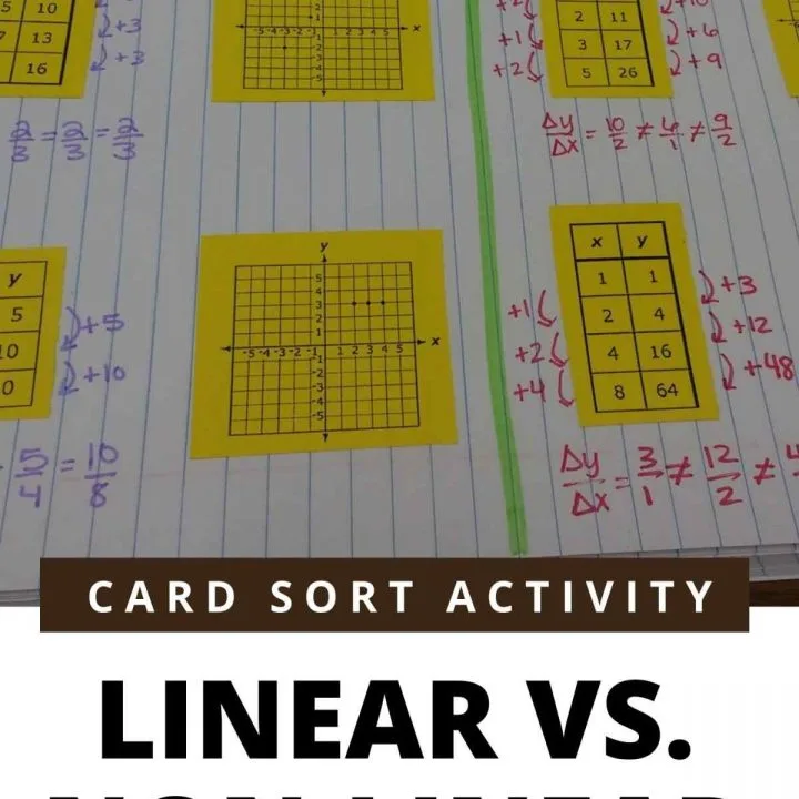 Linear vs Non-Linear Card Sort Activity