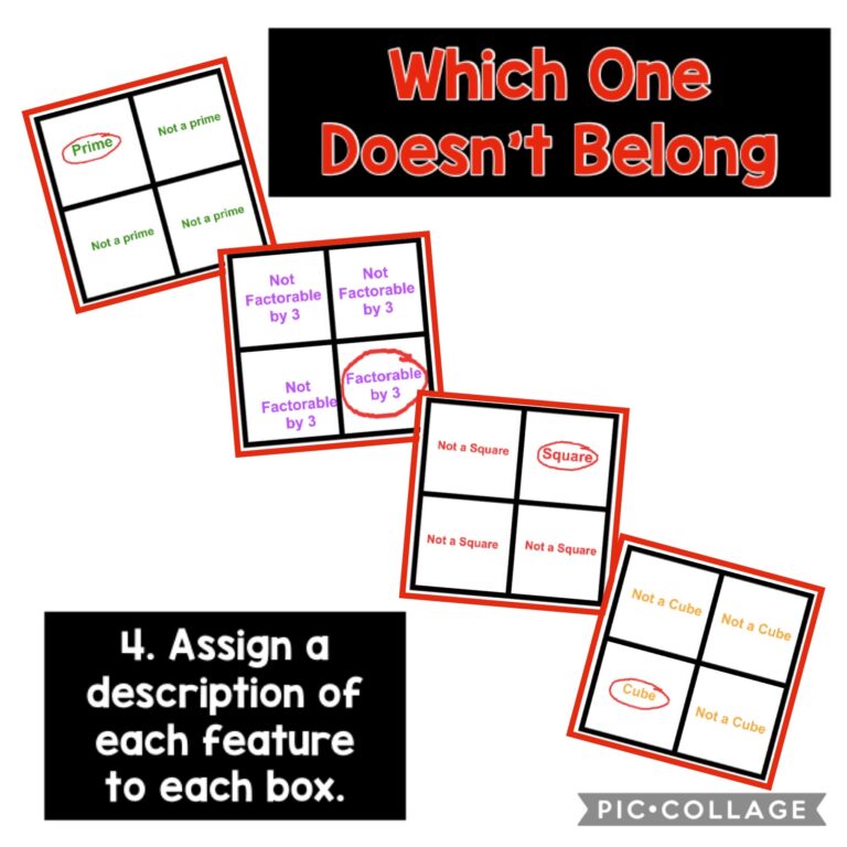 Wodb Math Sides WODB: Which One Doesn't Belong? | Math = Love